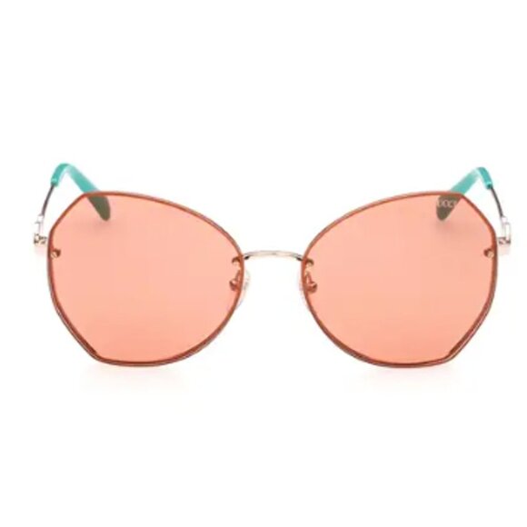Emilio Pucci 61mm Square Sunglasses Shiny Rose Gold